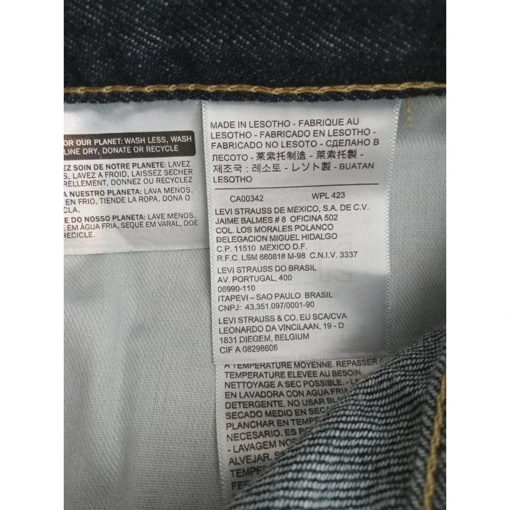 Levi's Men's Big 559 Loose Fit Straight Denim Blue‎ Jeans 50x26